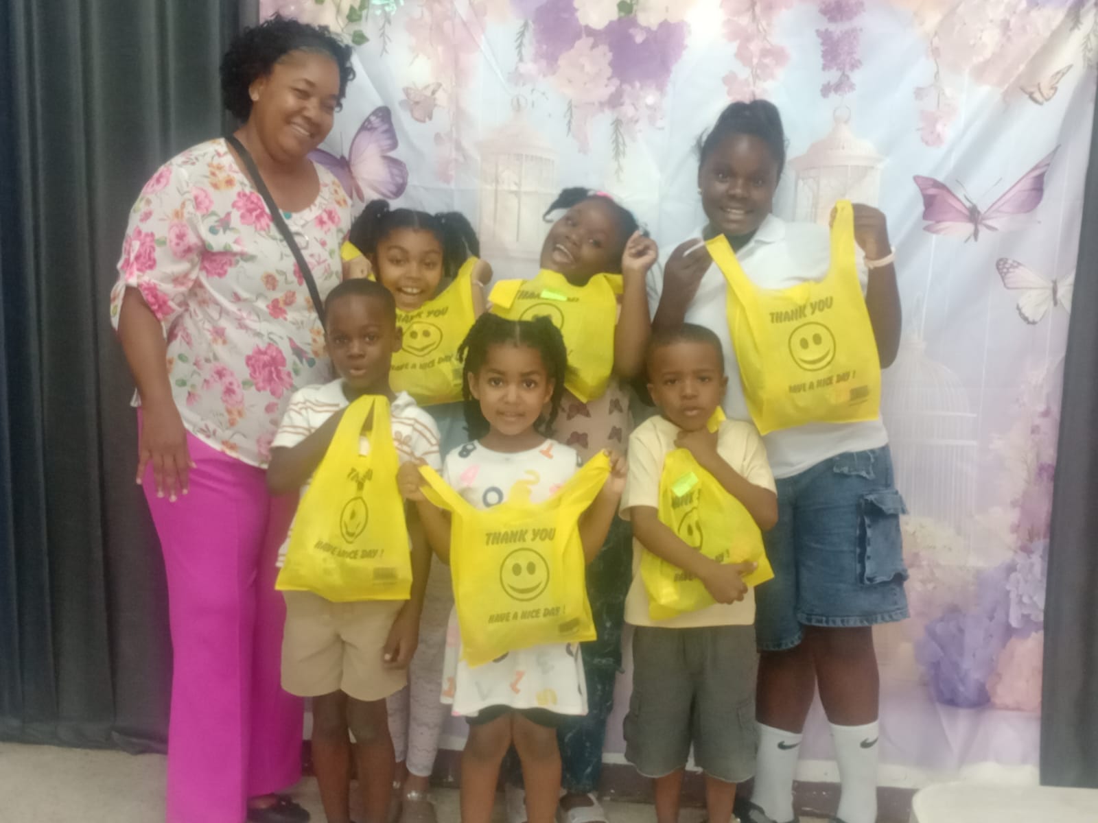 Volunteers serving the community at an outreach event